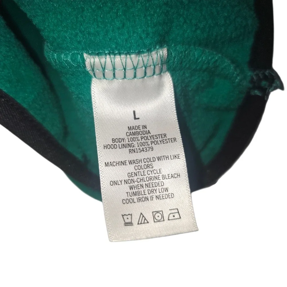 Aero NYC Fleece Box Logo Pullover Hoodie Drawstring Men's Size‎ Large - Picture 5 of 7